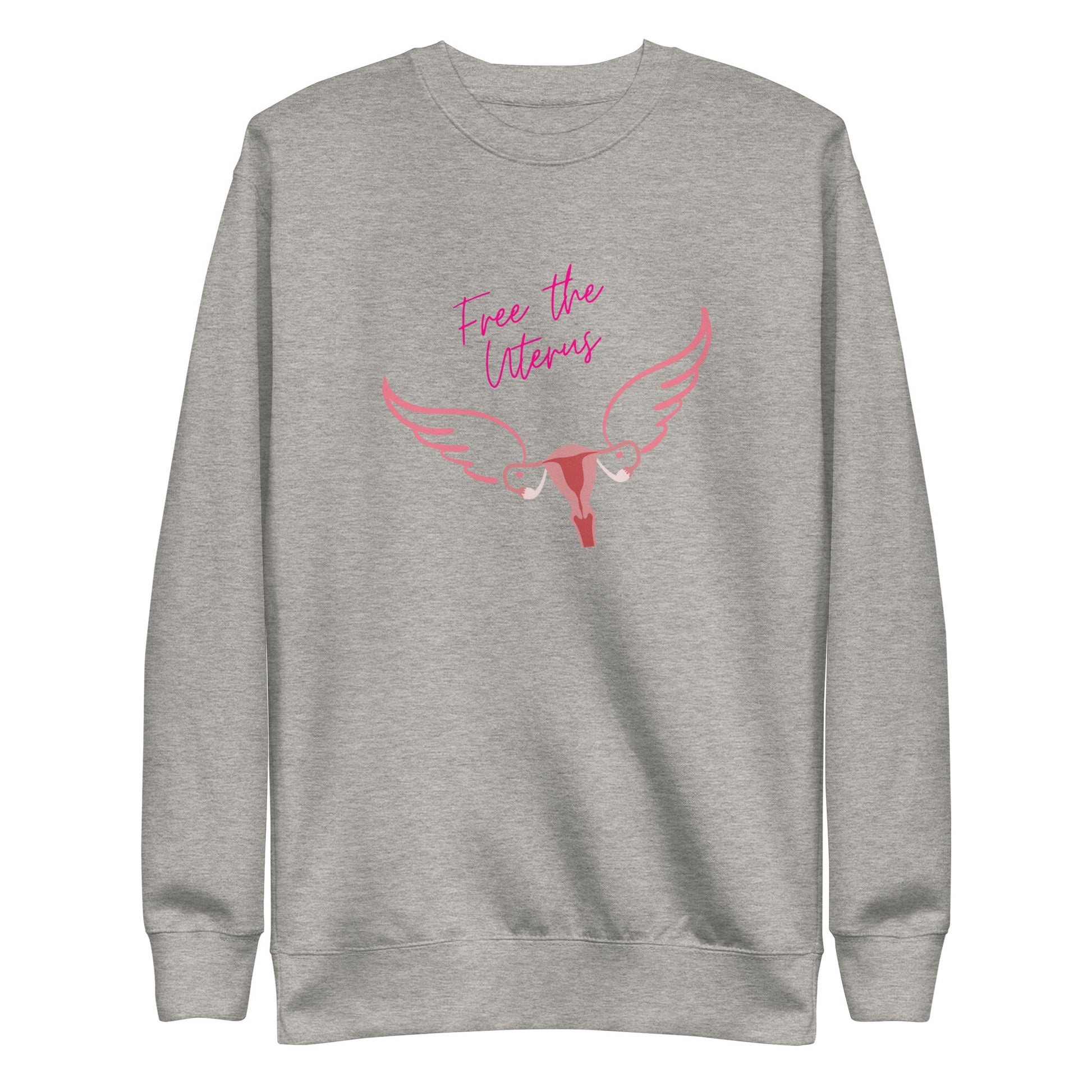 Free The Uterus Subtle Feminist Unisex Premium Sweatshirt - ActivistChic