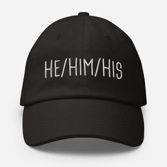 He Him His Pronouns Transgender Trans Gift Hat FTM Gifts Cotton Cap - ActivistChic
