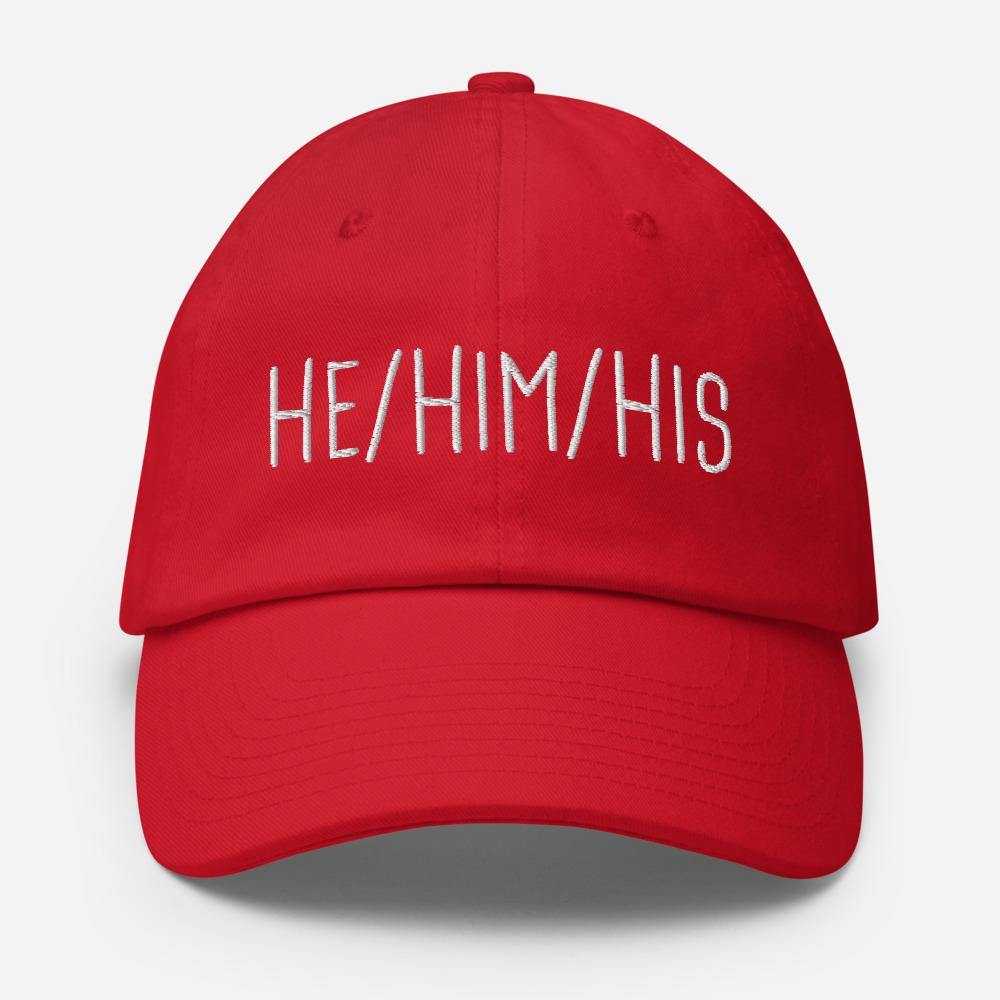 He Him His Pronouns Transgender Trans Gift Hat FTM Gifts Cotton Cap - ActivistChic
