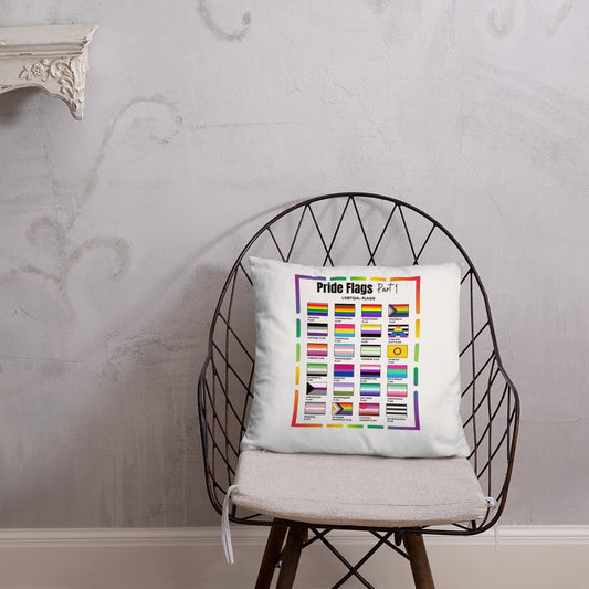 LGBTQ Pride Flags Part 1 and Part 2 Basic Pillow - ActivistChic