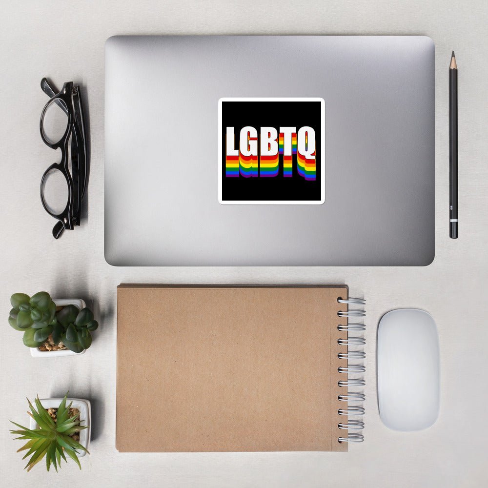 LGBTQ Rainbow Gift Bubble-free stickers - ActivistChic