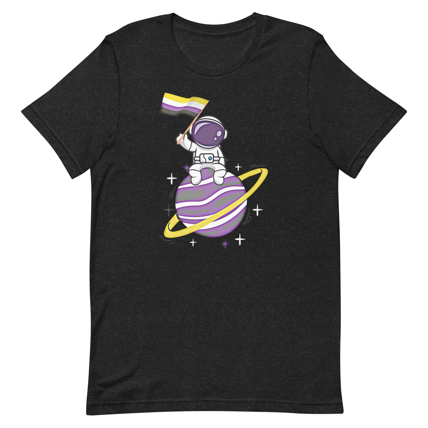 Nonbinary Astronaut Flag LGBT Genderqueer Enby LGBTQIA Pride Unisex t-shirt - ActivistChic