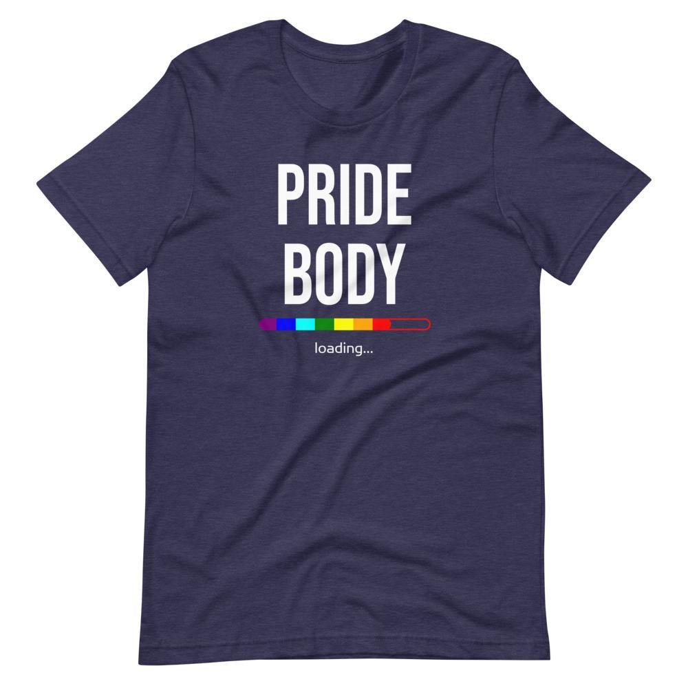 Pride Body Loading LGBTQIA+ Funny Gay Pride Rainbow Gift Short-Sleeve Unisex T-Shirt - ActivistChic