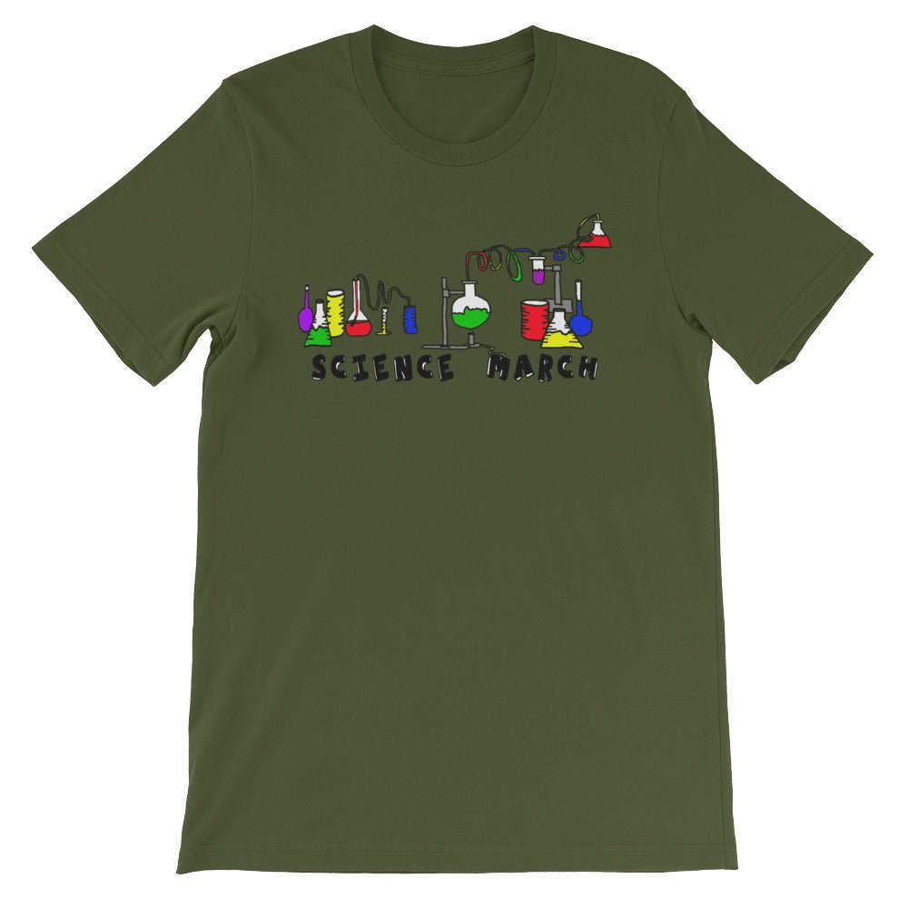 Science March Science Lab Climate Change Science Matters Science Teacher Student Gift Short-Sleeve Unisex T-Shirt - ActivistChic