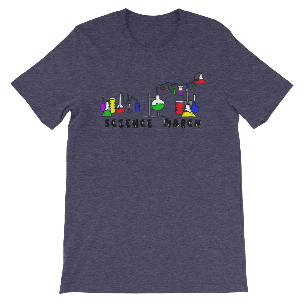 Science March Science Lab Climate Change Science Matters Science Teacher Student Gift Short-Sleeve Unisex T-Shirt - ActivistChic