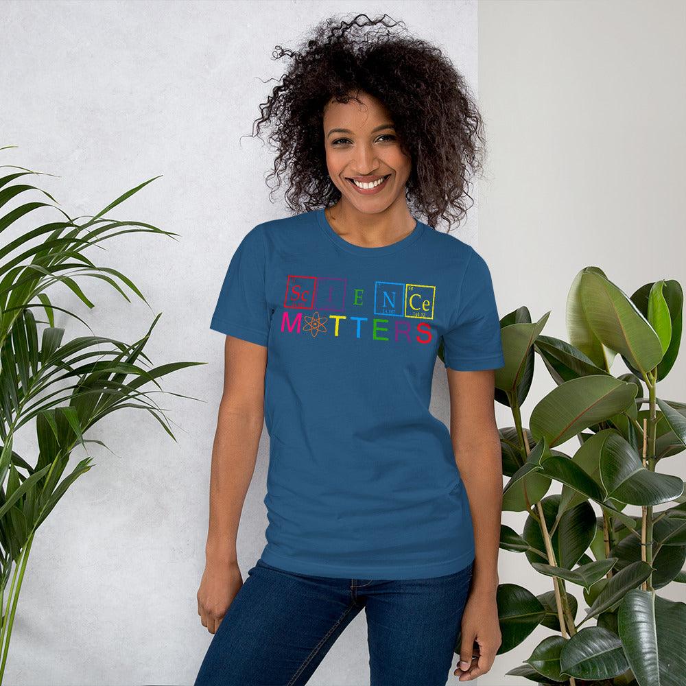 Science Matters Climate Change Is Real Periodic Table Elements Short-Sleeve Unisex T-Shirt - ActivistChic