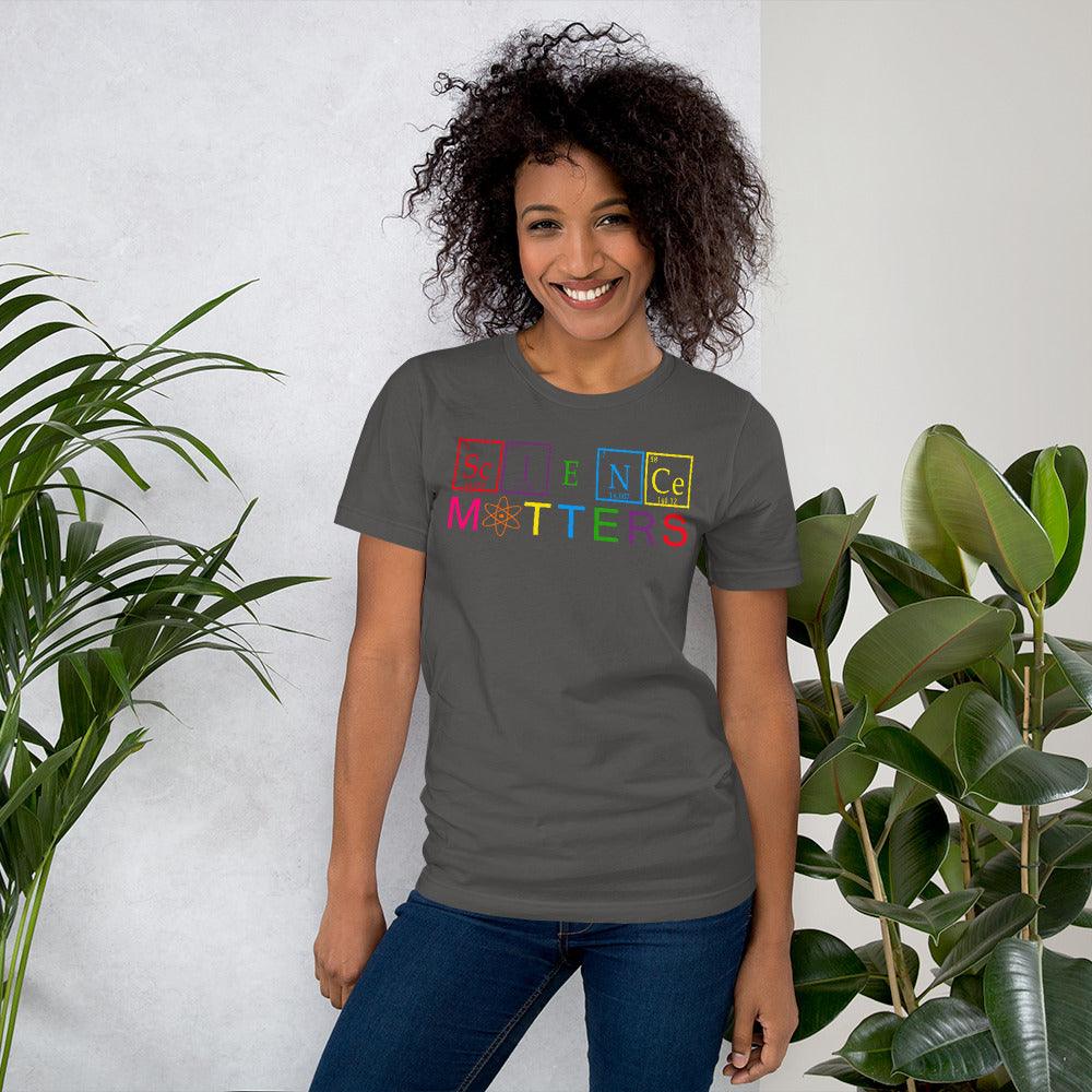 Science Matters Climate Change Is Real Periodic Table Elements Short-Sleeve Unisex T-Shirt - ActivistChic