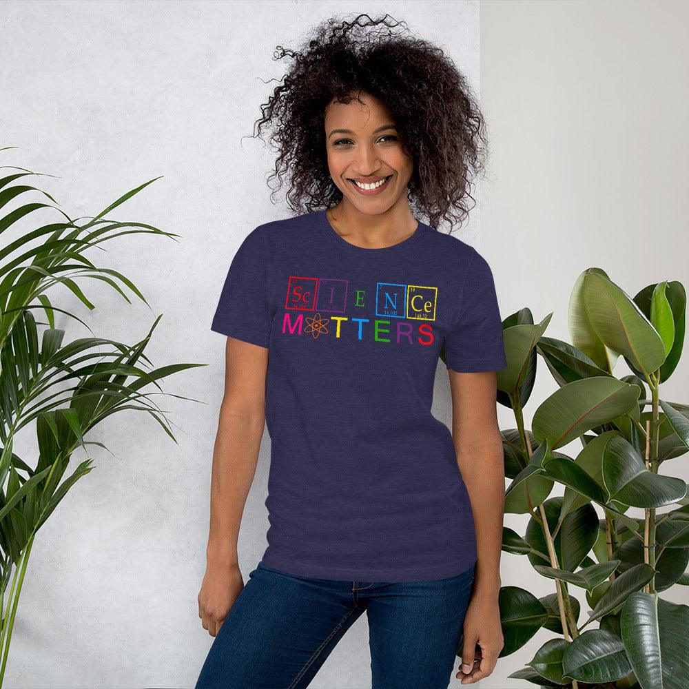 Science Matters Climate Change Is Real Periodic Table Elements Short-Sleeve Unisex T-Shirt - ActivistChic
