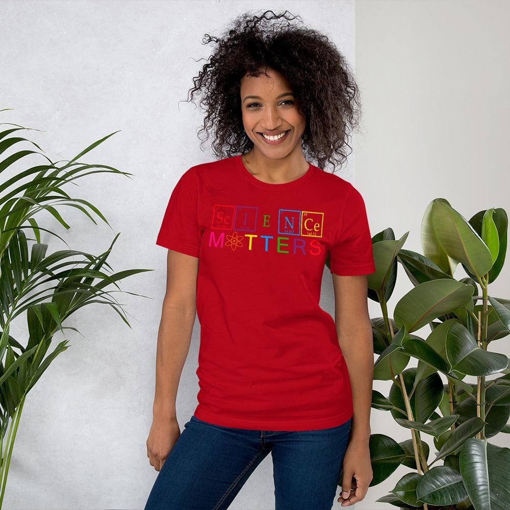 Science Matters Climate Change Is Real Periodic Table Elements Short-Sleeve Unisex T-Shirt - ActivistChic