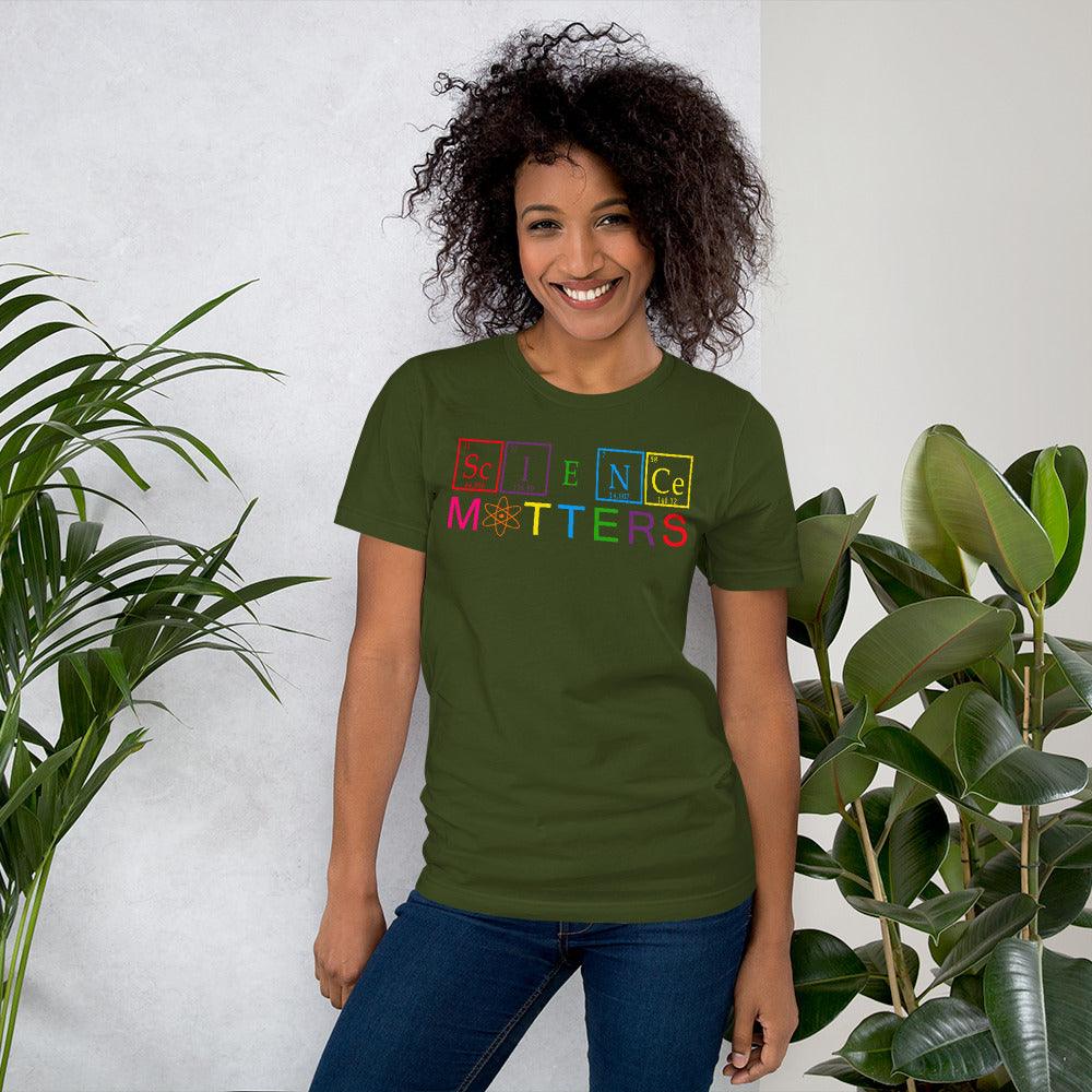 Science Matters Climate Change Is Real Periodic Table Elements Short-Sleeve Unisex T-Shirt - ActivistChic