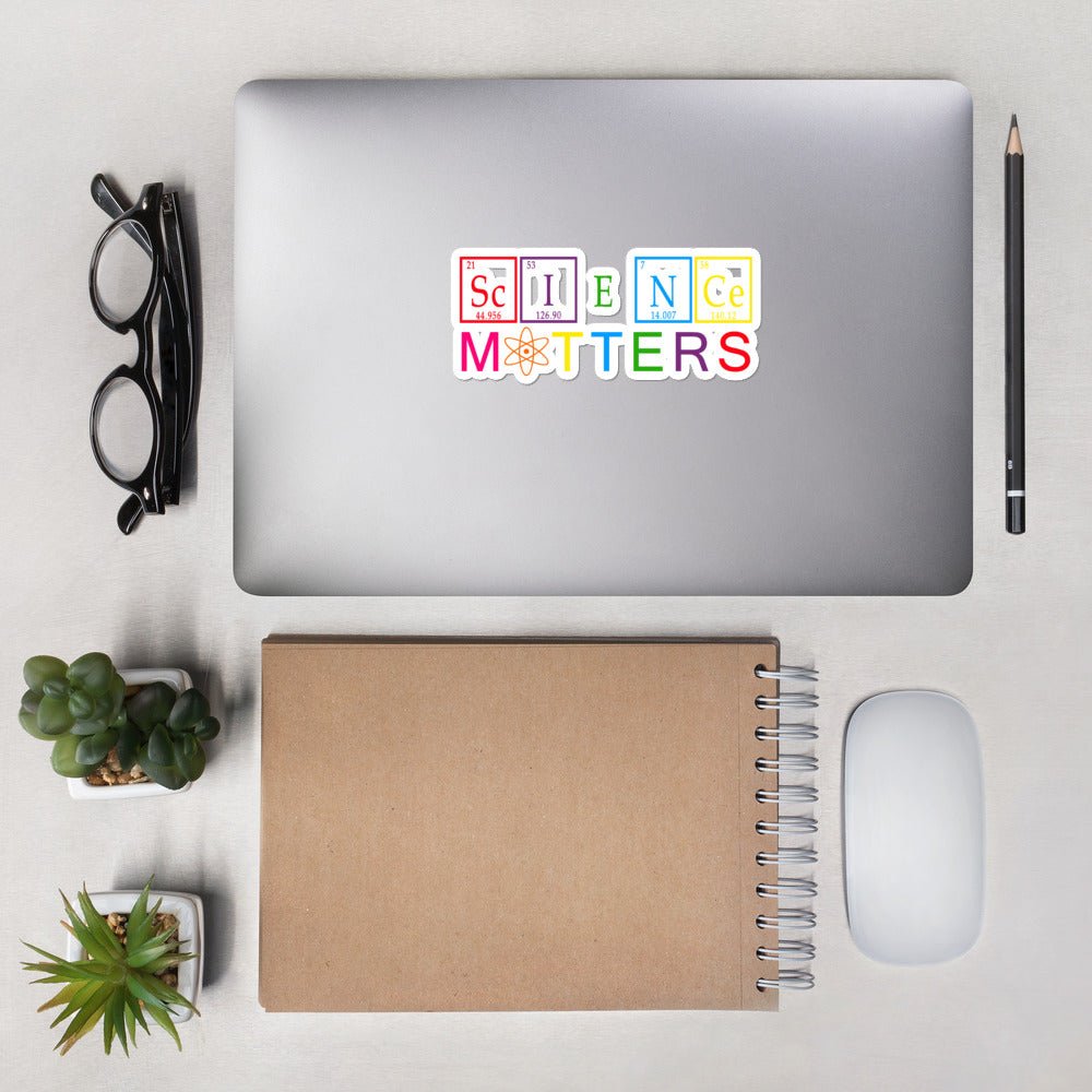 Science Matters Periodic Table Of Elements Climate Change Gift Bubble-free stickers - ActivistChic