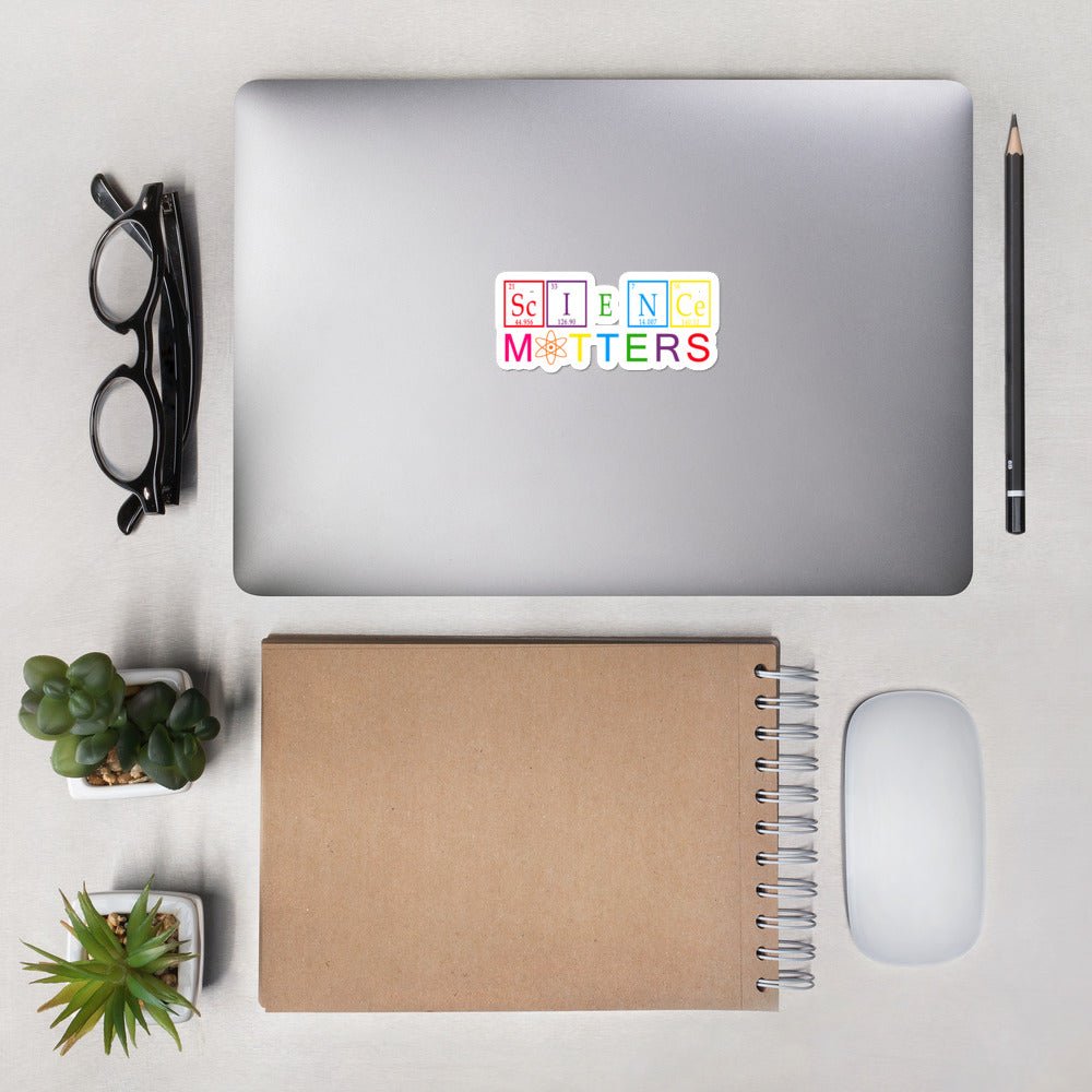 Science Matters Periodic Table Of Elements Climate Change Gift Bubble-free stickers - ActivistChic