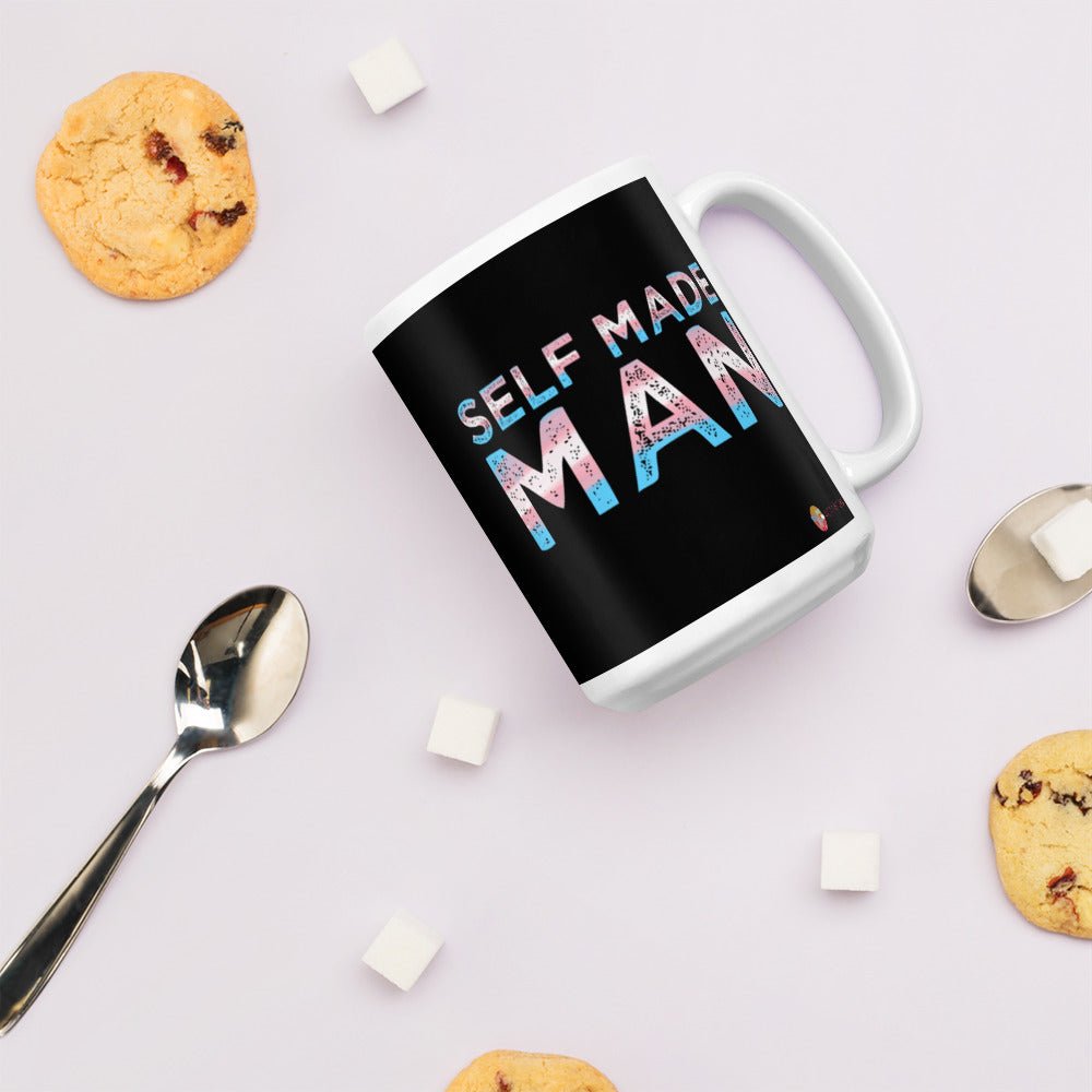 Self Made Man Transgender He Him His They Them Their Trans Gift Mug - ActivistChic