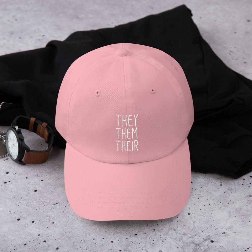 They Them Their Pronouns Transgender Trans Gift FTM MTF Hat - ActivistChic