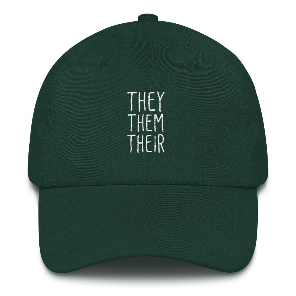 They Them Their Pronouns Transgender Trans Gift Hat - ActivistChic