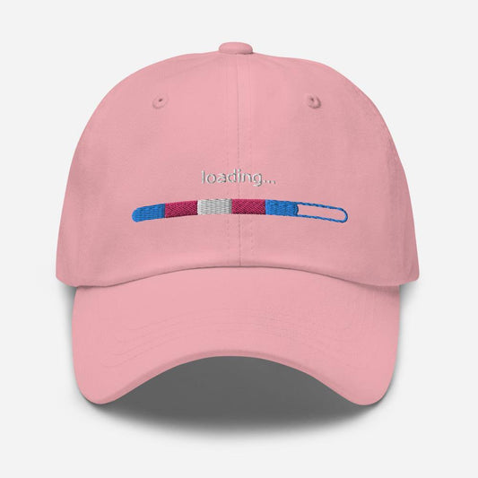 Trans Flag Loading FTM MTF Trans Pride Gift Dad hat - ActivistChic
