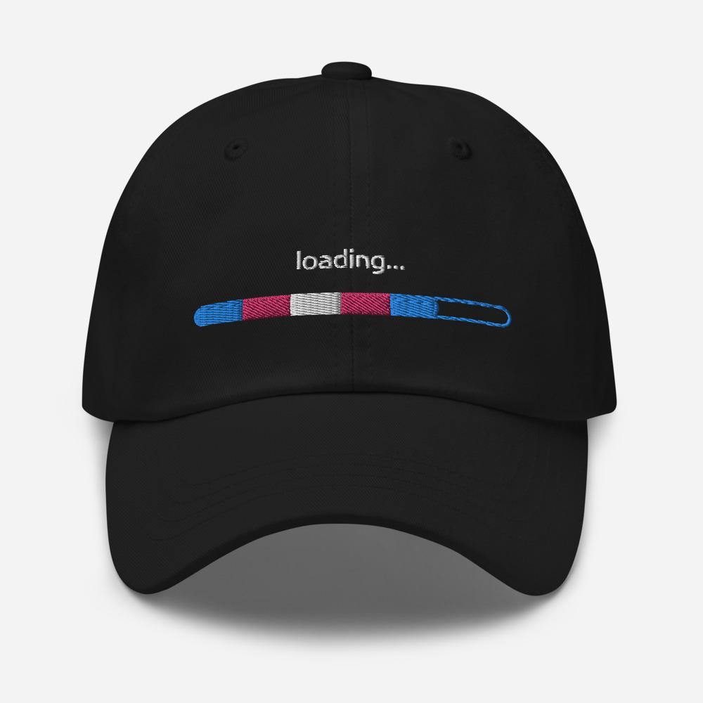 Trans Flag Loading FTM MTF Trans Pride Gift Dad hat - ActivistChic