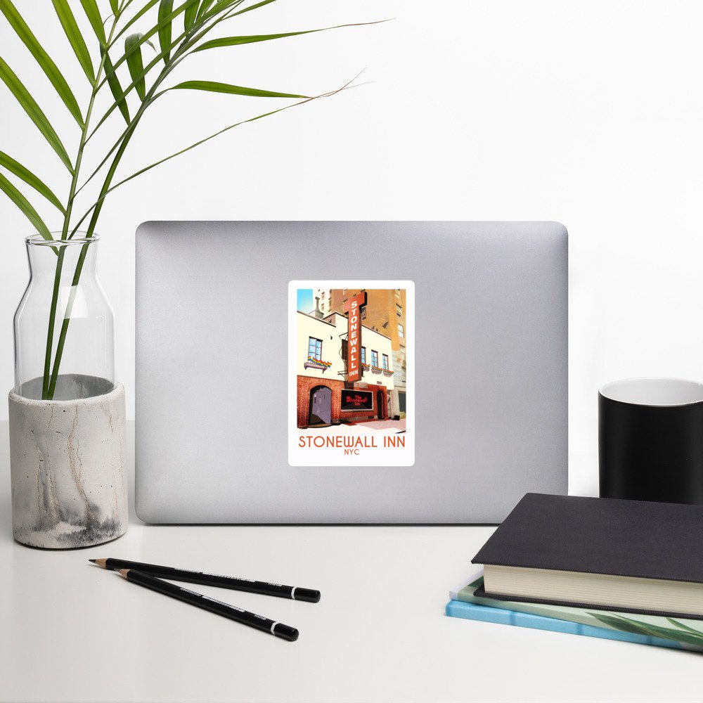 Vintage Stonewall Inn Collection LGBTQ Historical Site NYC Bubble-free stickers - ActivistChic