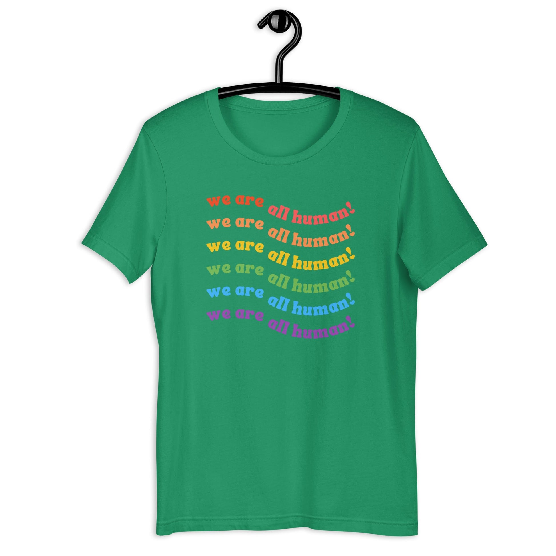 We Are All Human LGBTQIA+ Ally Supporter Unisex t-shirt - ActivistChic