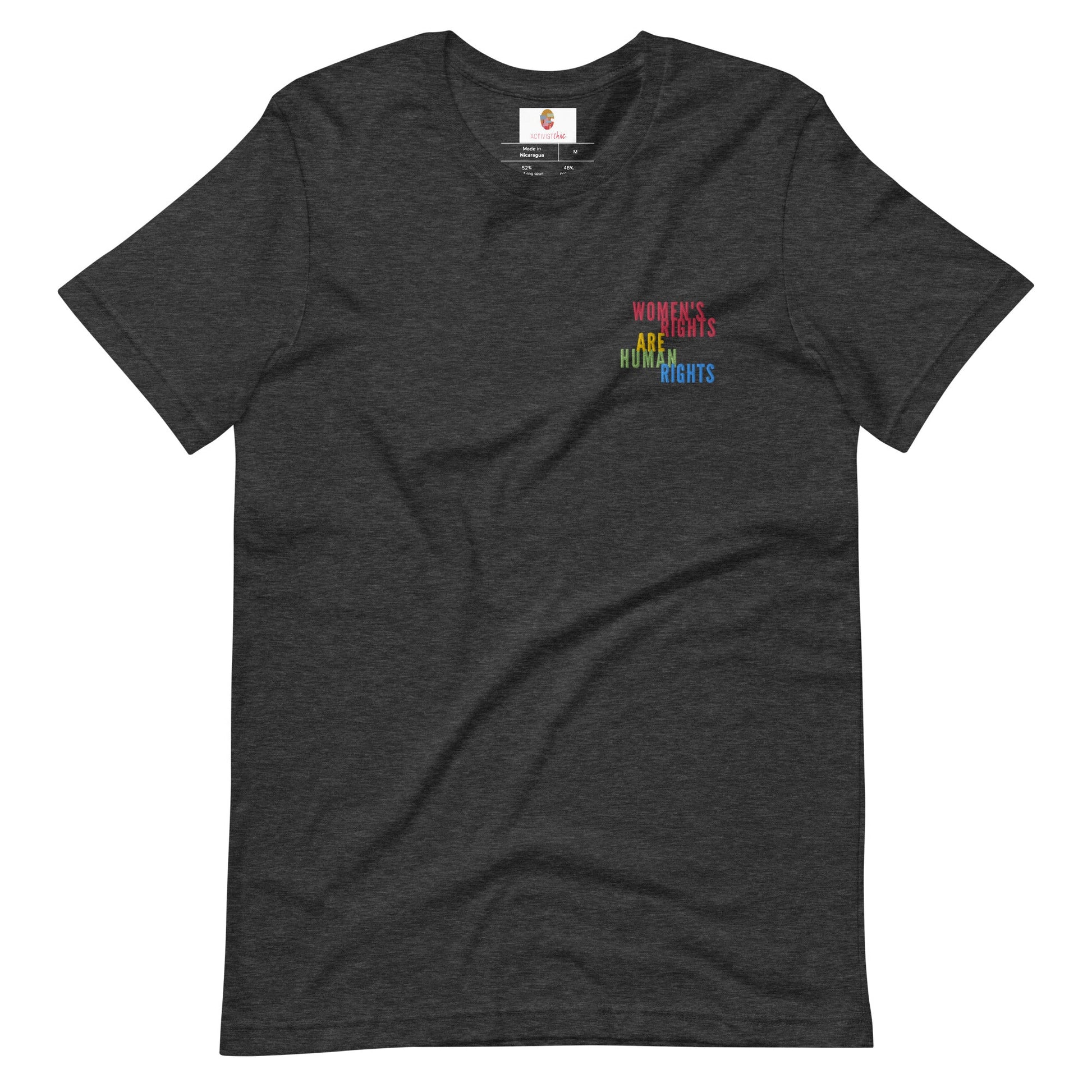 Women's Rights Are Human Rights Embroidered Unisex t-shirt - ActivistChic