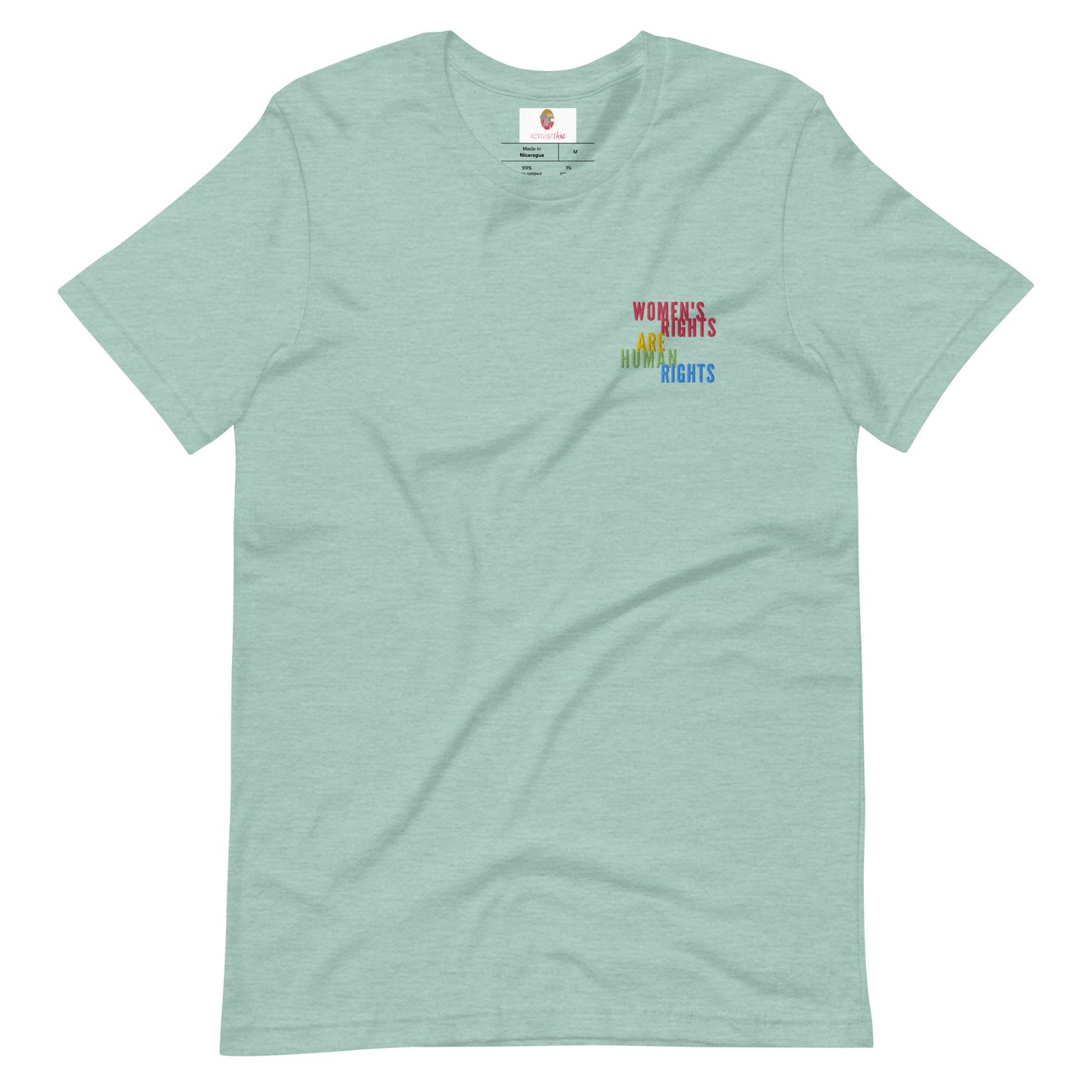 Women's Rights Are Human Rights Embroidered Unisex t-shirt - ActivistChic