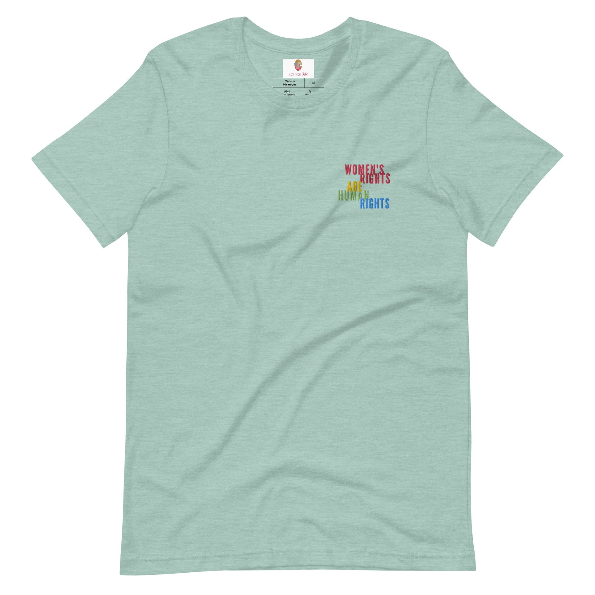 Women's Rights Are Human Rights Embroidered Unisex t-shirt - ActivistChic
