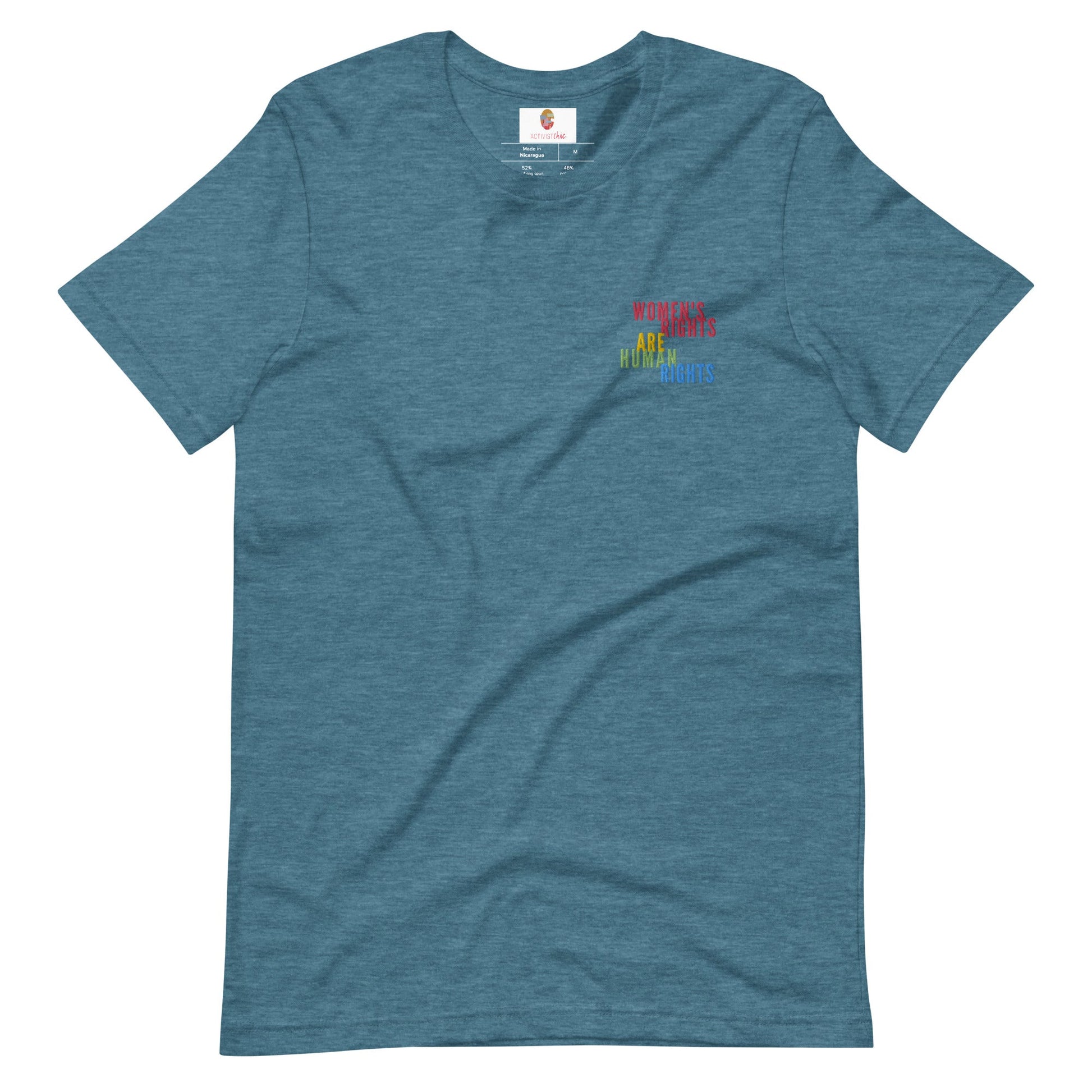 Women's Rights Are Human Rights Embroidered Unisex t-shirt - ActivistChic