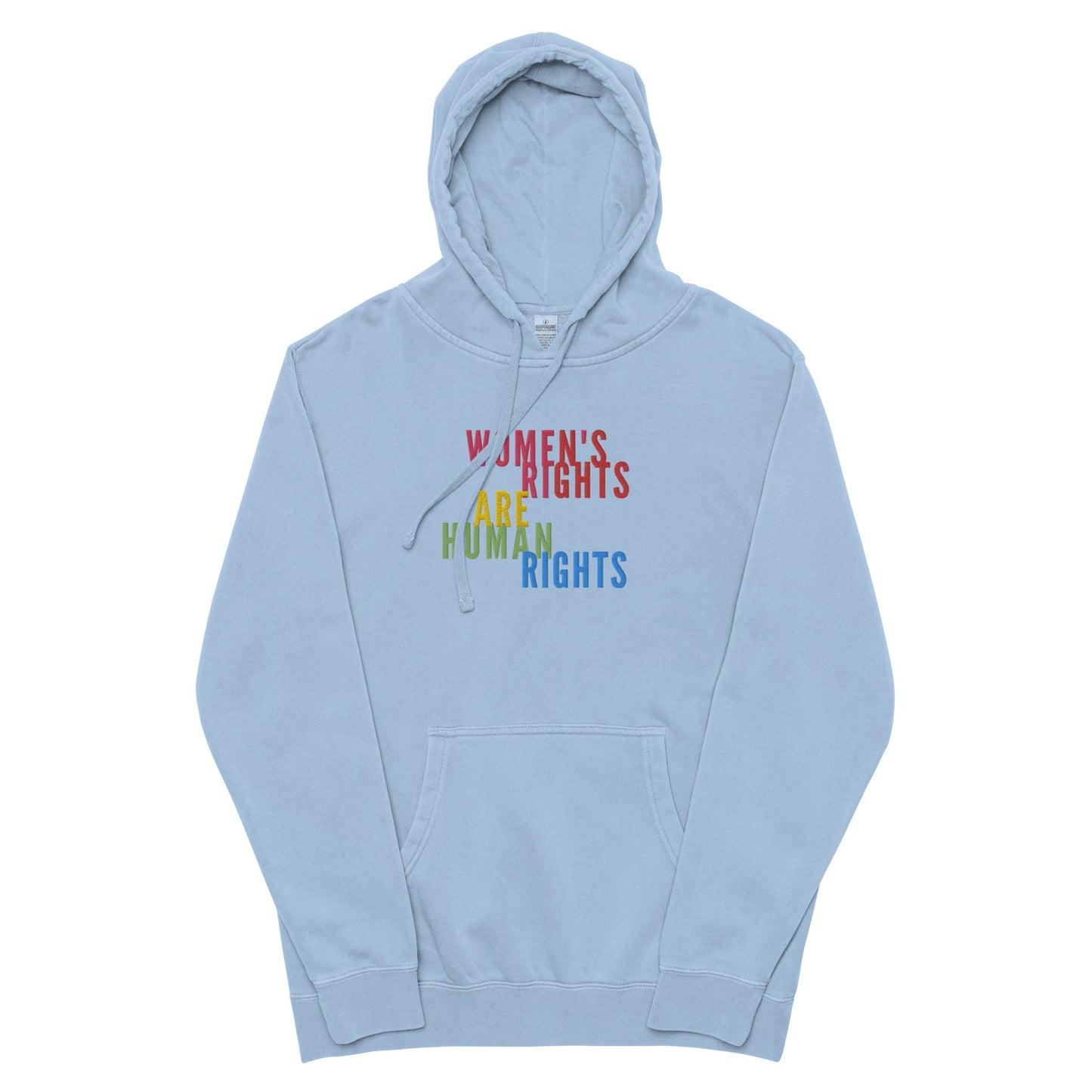 Women's Rights Are Human Rights Feminist Embroidered Unisex Hoodie - ActivistChic