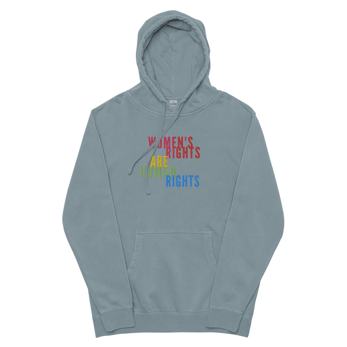 Women's Rights Are Human Rights Feminist Embroidered Unisex Hoodie - ActivistChic