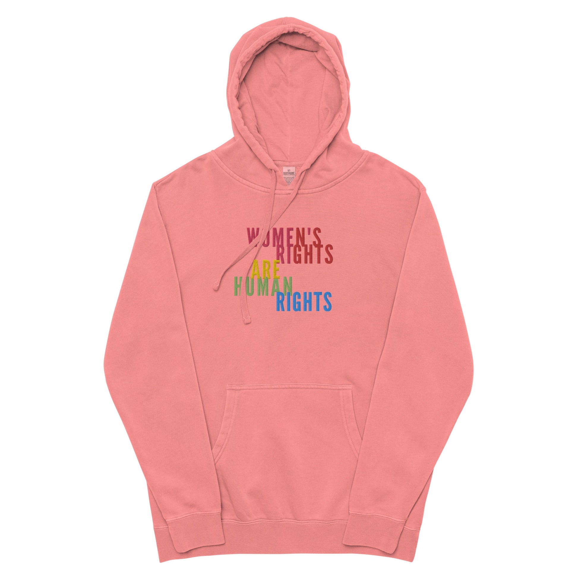 Women's Rights Are Human Rights Feminist Embroidered Unisex Hoodie - ActivistChic