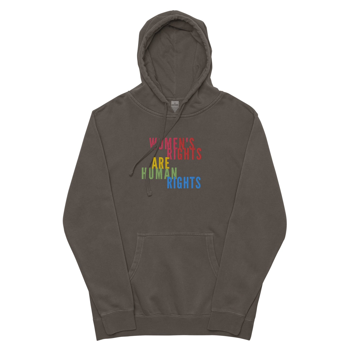 Women's Rights Are Human Rights Feminist Embroidered Unisex Hoodie - ActivistChic