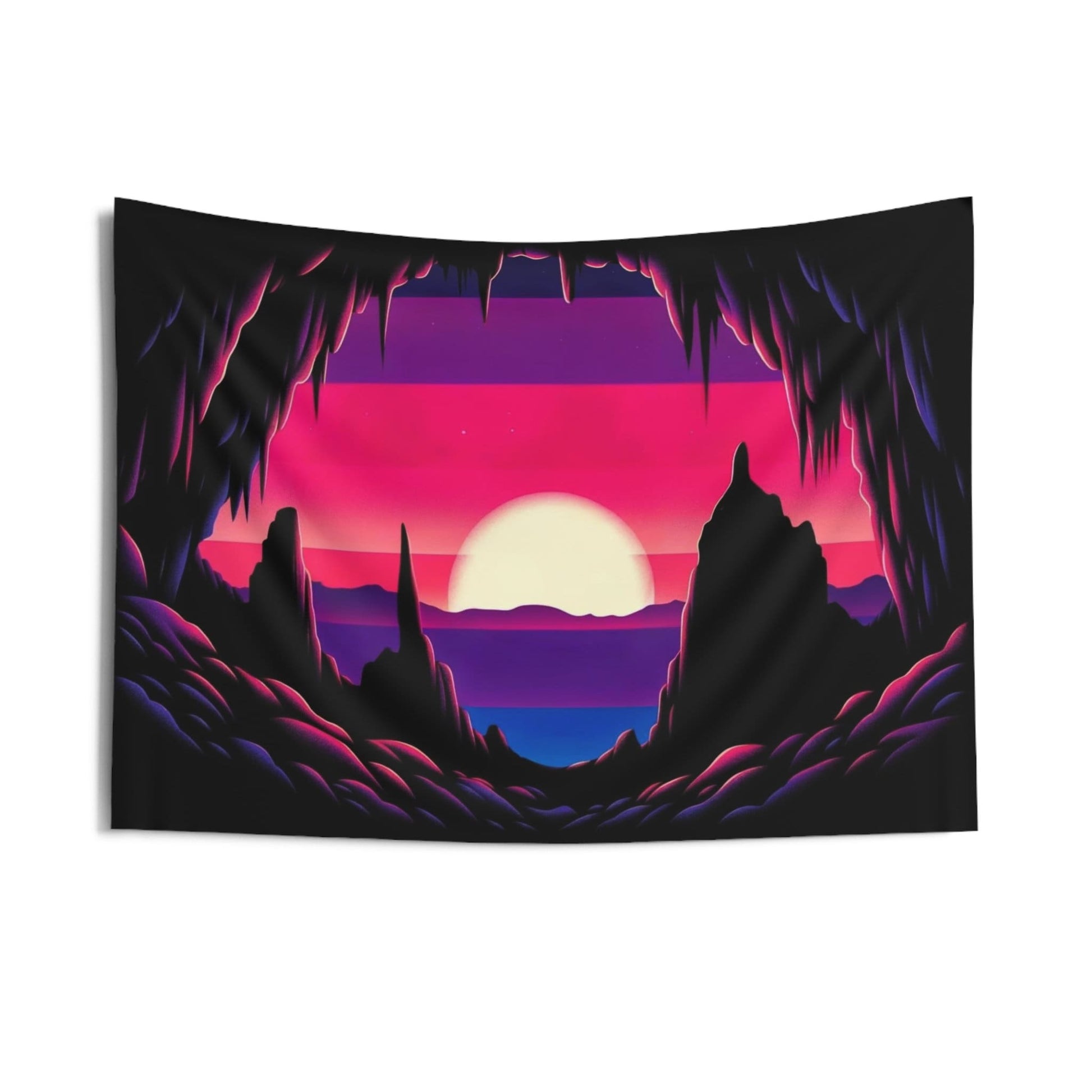 Subtle Bisexual Pride Landscape Art Tapestry | Indoor LGBTQ Wall Tapestries (Series 1 of 3)