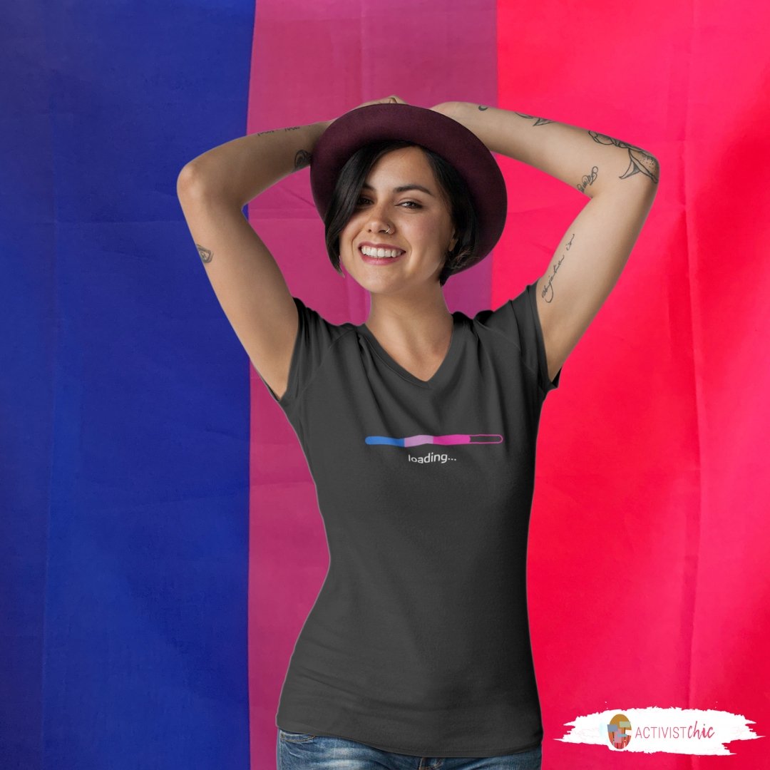 Bisexual Flag Bi Pride LGBTQIA LGBTQ Pride Month Short-Sleeve Unisex T-Shirt - ActivistChic