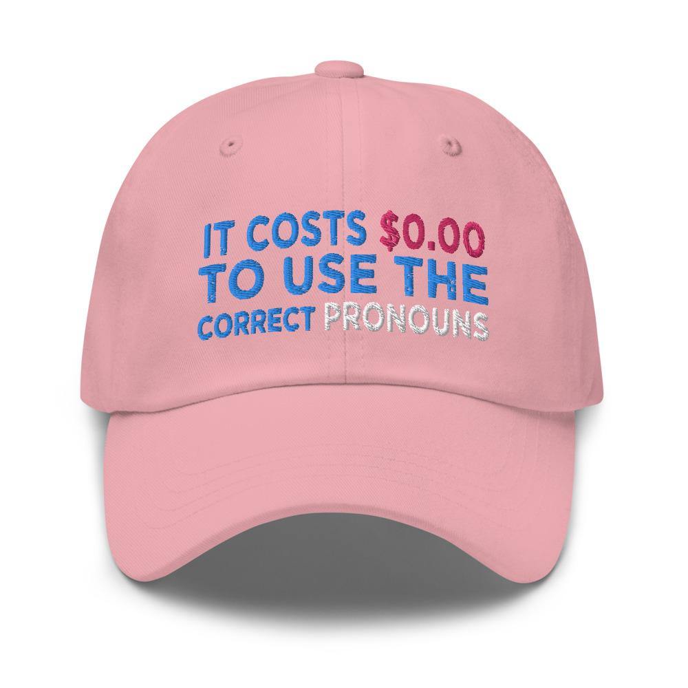 Pronouns Matter Use The Correct Ones Trans Transgender FTM MTF Flag Pride Hat - ActivistChic