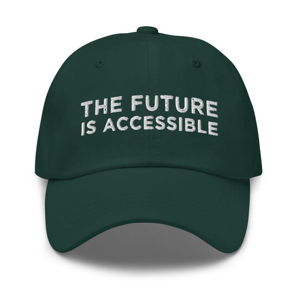 The Future Is Accessible Disability Awareness Handicap Support Cap Hat - ActivistChic