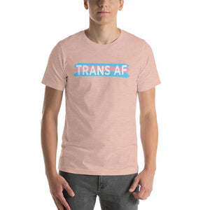 Distressed TRANS AF Transgender Flag Support T-Shirt - ActivistChic
