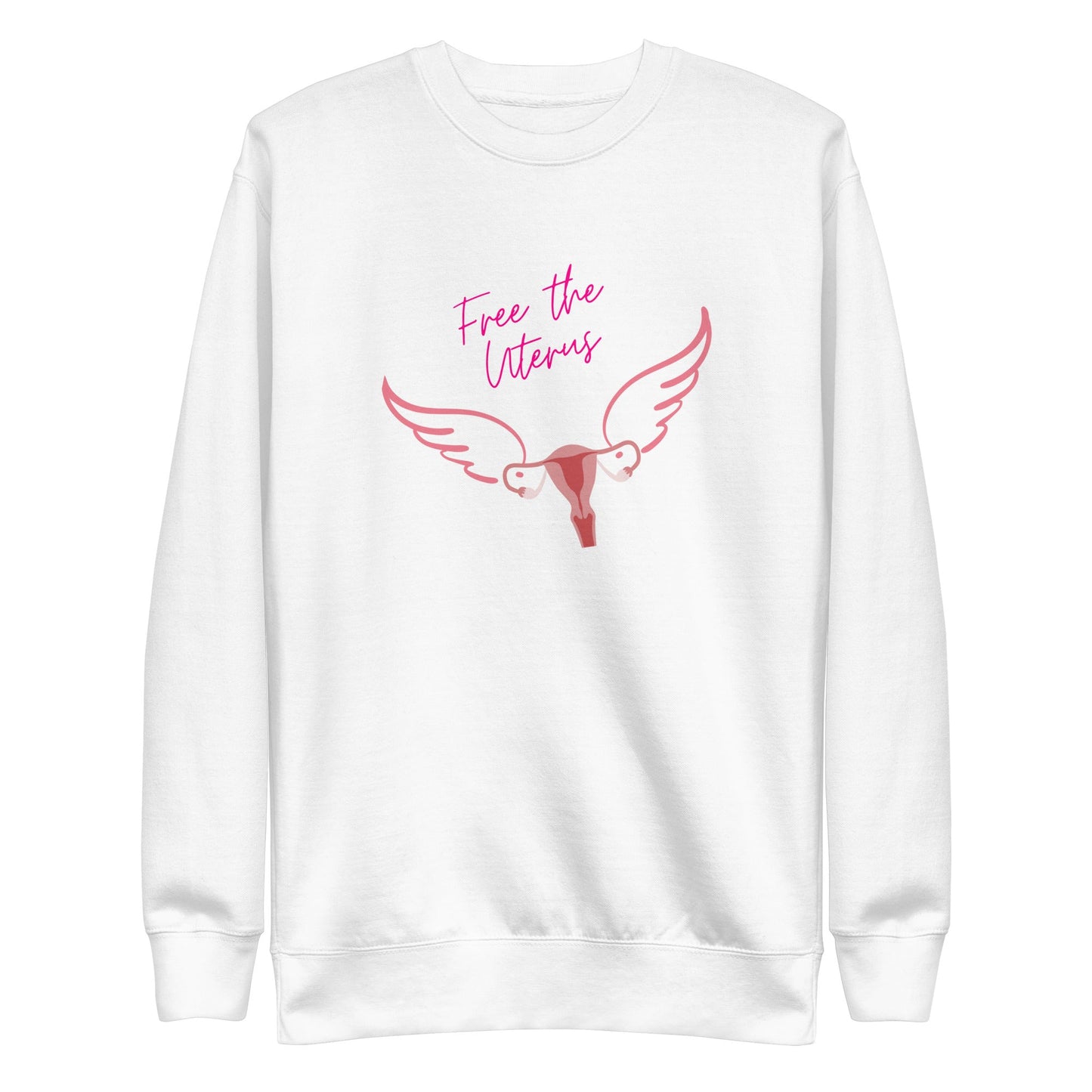 Free The Uterus Subtle Feminist Unisex Premium Sweatshirt - ActivistChic