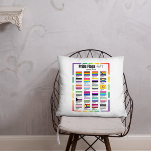 LGBTQ Pride Flags Part 1 and Part 2 Basic Pillow - ActivistChic