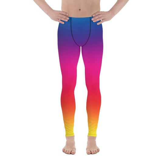 LGBTQ Pride Rainbow Spectrum All-Over Print Men's Leggings - ActivistChic