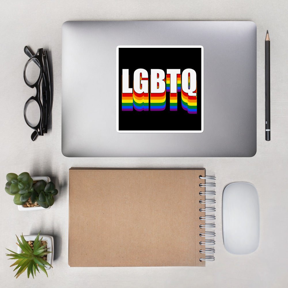 LGBTQ Rainbow Gift Bubble-free stickers - ActivistChic