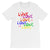 Love is Love is Love LGBTQ Gay Pride Rainbow Short-Sleeve Unisex T-Shirt - ActivistChic