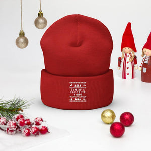 Funny Santa's Favorite Homo LGBTQ Christmas Holiday Gifts Cuffed Beanie - ActivistChic