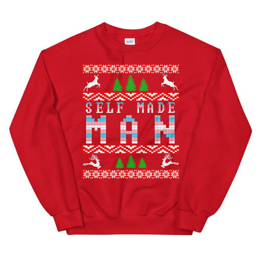 Self Made Man Transgender Christmas Graphic Unisex Sweatshirt - ActivistChic