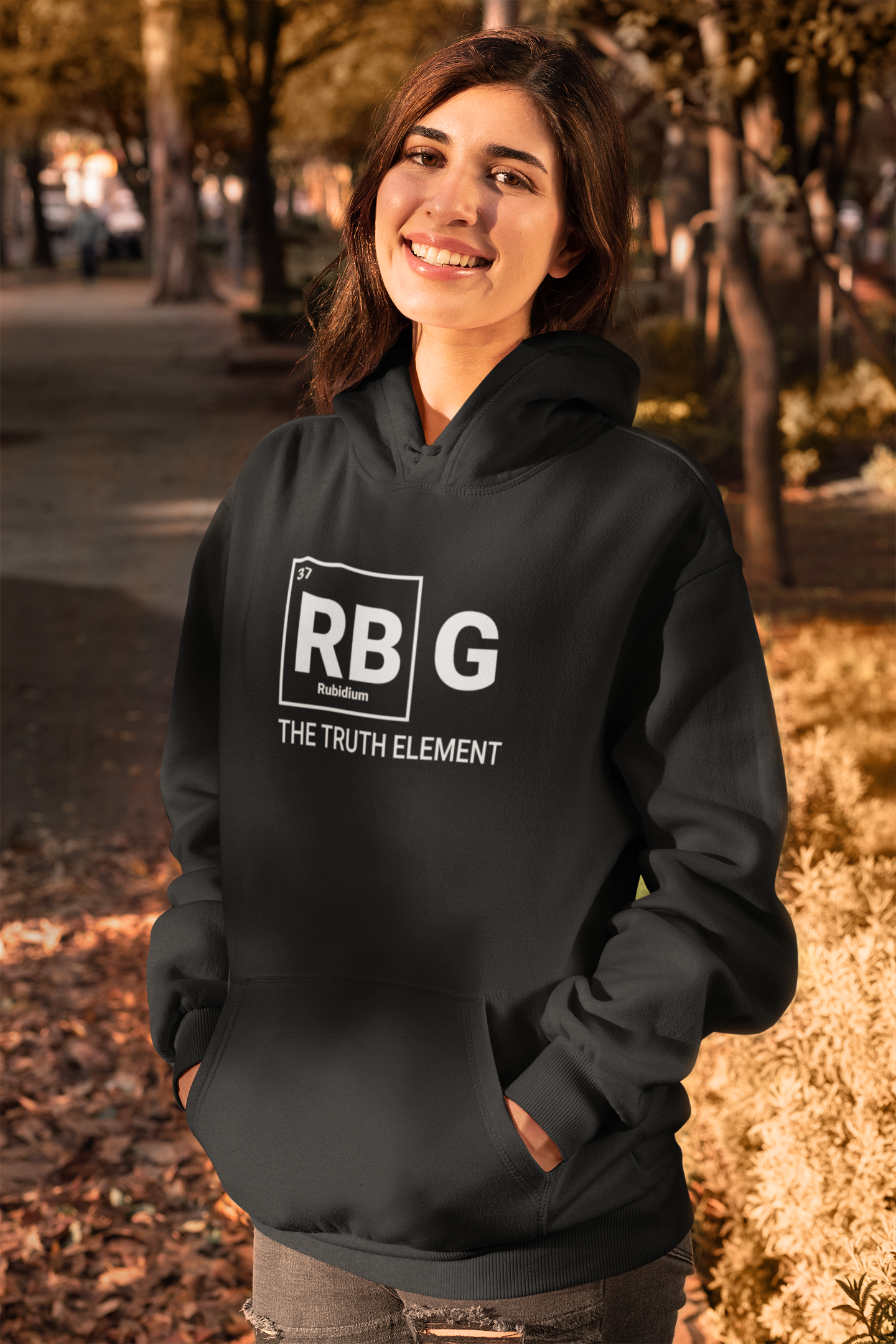 Notorious RBG The Truth Element Periodic Table Political Ruth Bader Ginsburg Unisex Hoodie