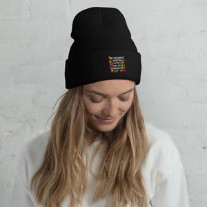 My Favorite Season Is The Fall Of Patriarchy Feminism Gift Cuffed Beanie - ActivistChic