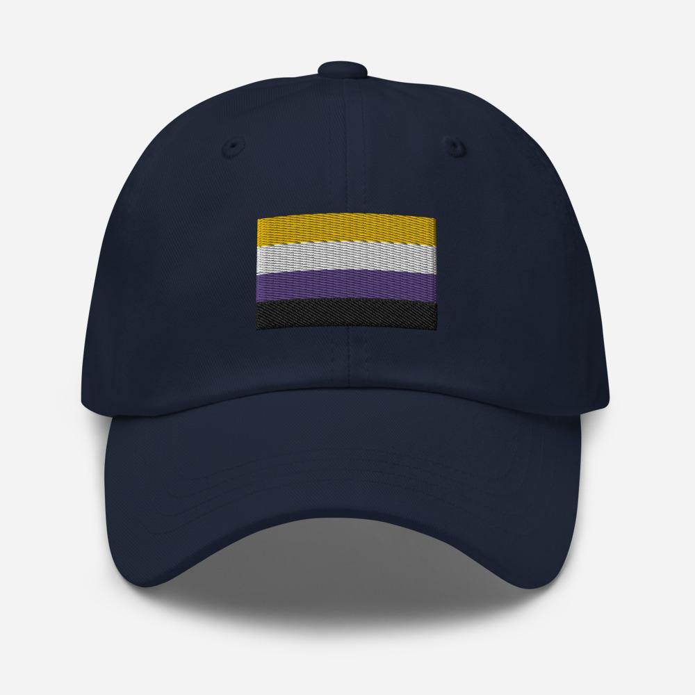 Non Binary Flag Pride Gift Hat - ActivistChic