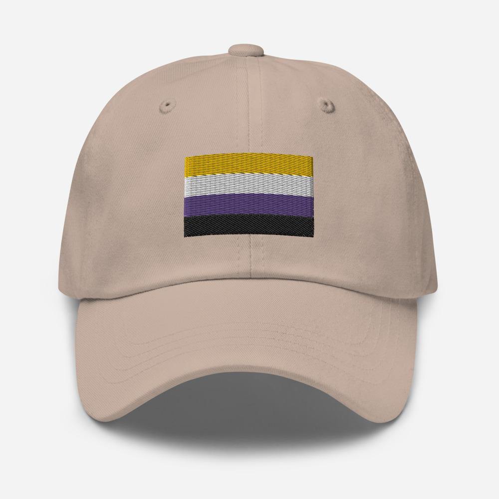 Non Binary Flag Pride Gift Hat - ActivistChic