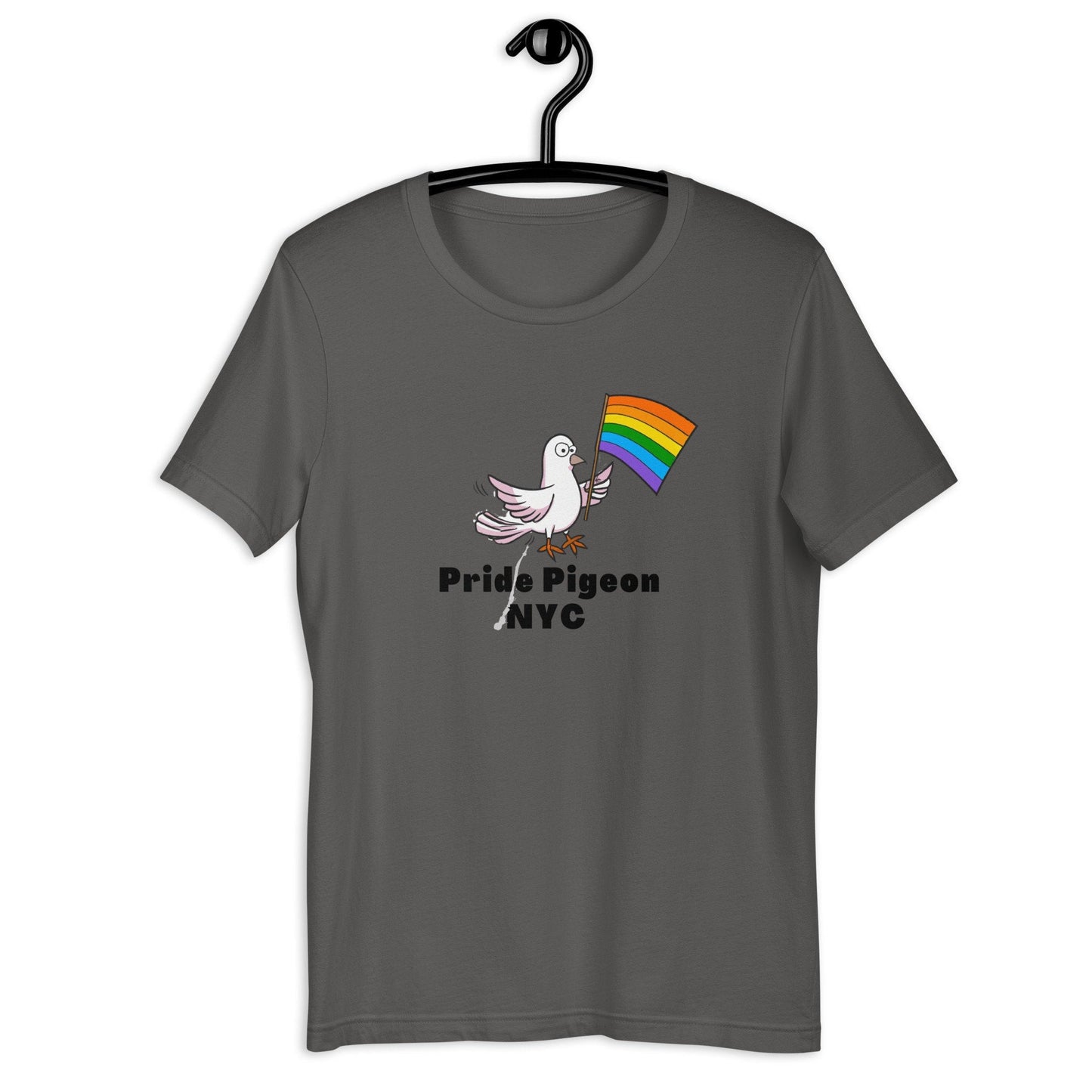 Pride Pigeon NYC LGBTQ Rainbow Flag City Pet Bird Pigeons Unisex t-shirt - ActivistChic