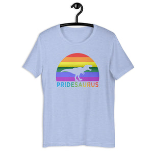 Pridesaurus Dinosaur T Rex LGBT Gay Lesbian Pride LGBTQ Ally Unisex t-shirt - ActivistChic