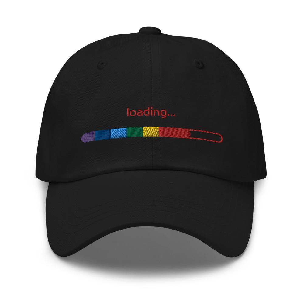 Rainbow Gay Flag Loading LGBTQIA Pride Hat - ActivistChic